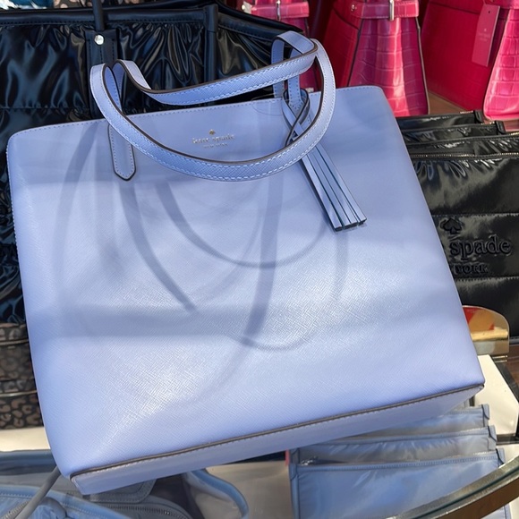 kate spade Bags Kate Spade Jana Tote Candied Flower Blue Poshmark